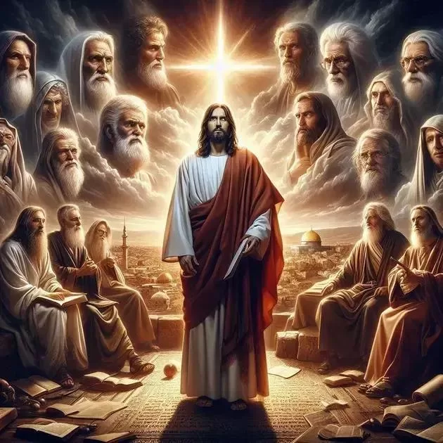 Os personagens da transfiguração